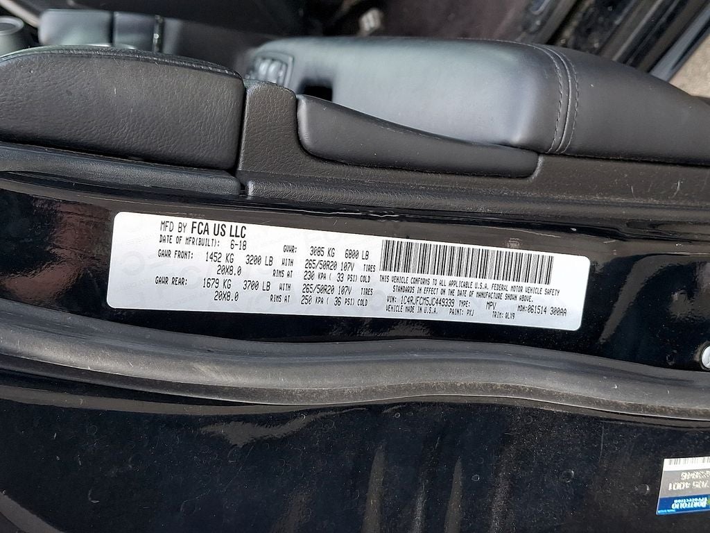 2018 Jeep Grand Cherokee High Altitude