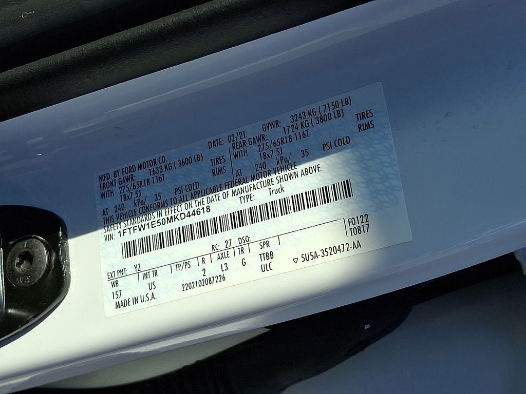 2021 Ford F-150 XLT