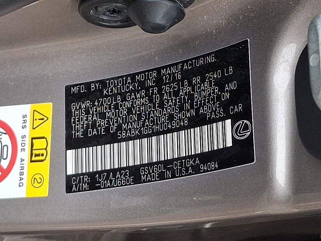 2017 Lexus ES 350