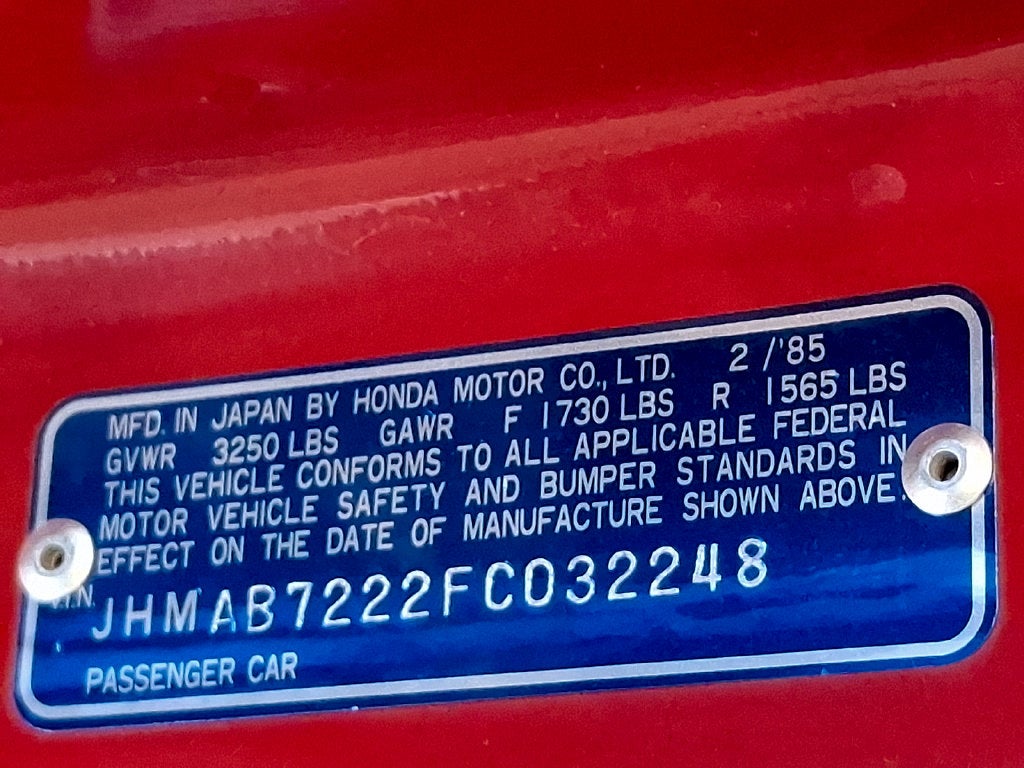 1985 Honda Prelude Base