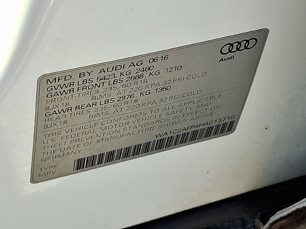 2017 Audi Q5 2.0T Premium quattro
