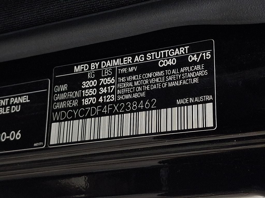 2015 Mercedes-Benz G-Class G 63 AMG® 4MATIC®