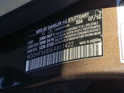 2014 Mercedes-Benz E-Class E 350 Base